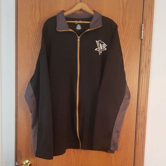 Majestic Other - Majestic NHL Pittsburgh Penguins Zip-Up Warm Up Jacket - Sz 3X